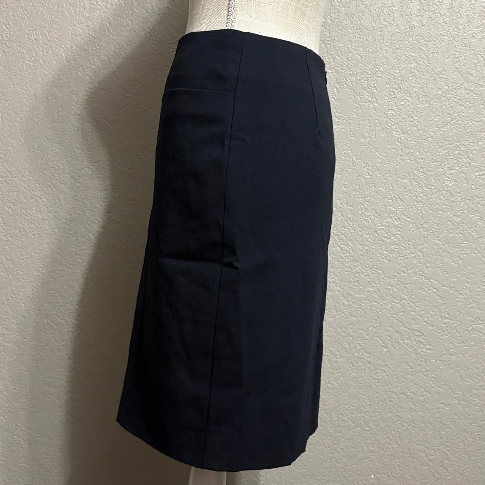Chanel Uniform Navy Skirt